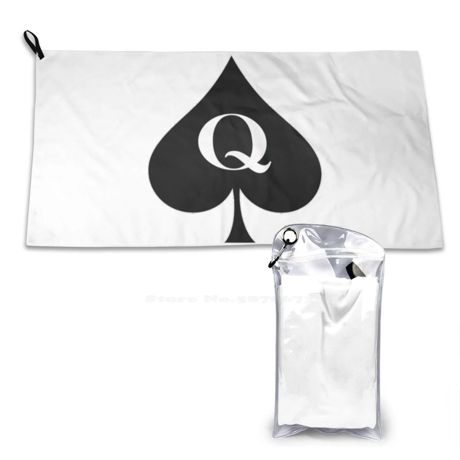 Женские татуировочные полотенца Queen Of Spades, спортивные полотенца для отдыха на открытом воздухе, походов, езды на велосипеде, плавания, Queen Of Spades, костюм Queen Of Spades Lover