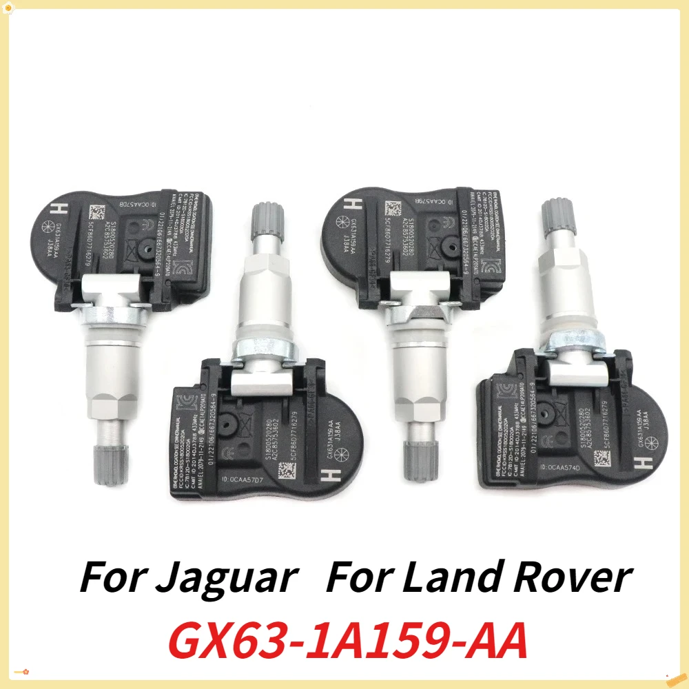 Tire Pressure Monitoring Sensor GX63-1A159-AA New TPMS For Jaguar E-Pace F-Pace F-Type I-Pace XE XF XJ  For Land Rover 433MHz