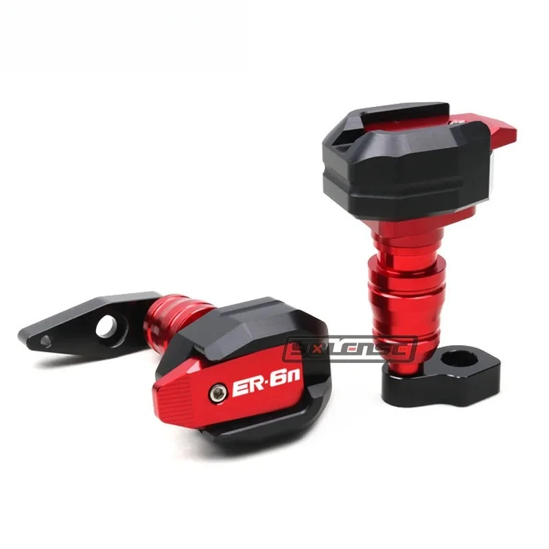 

For ER6N ER6F ER-6N ER-6F NINJA 650 ER 6F Motorcycle Fairing Guard Crash Pad Falling Protection Frame Slider Protector