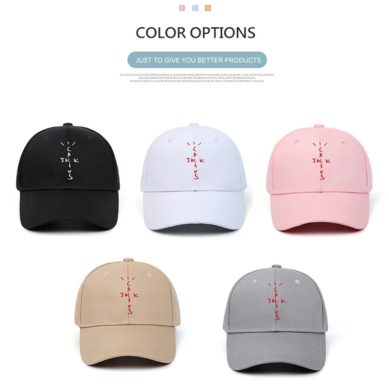 Unisex Summer Baseball Cap Letter JACK Embroidery Fashion Snapback Hats for Men Casual Hip-hop Adjustable Dad Hat Gorras Hombre