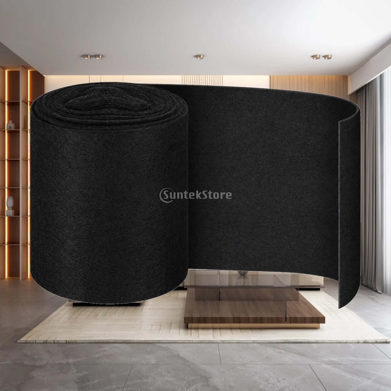 Rolled Roof Ridge Vent Screen Activated Carbon Filter for Attic Ventilation Barrier Cut to Fit