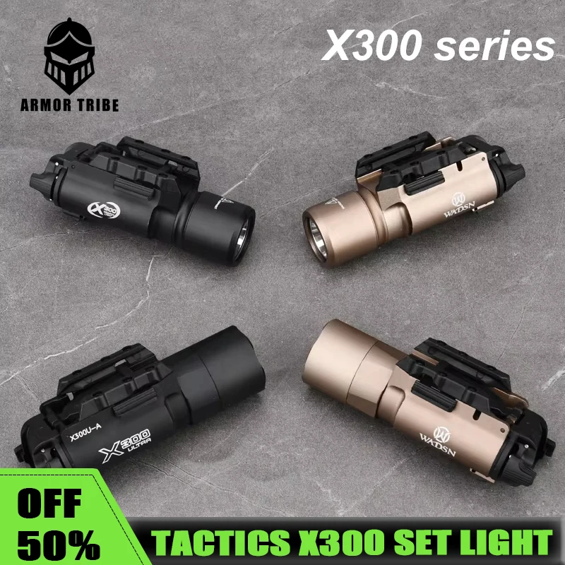 

WADSN X300U Surefire X300 Ultra XH35 XU35 Тактика подвесной пистолет Scout Light Страйкбольное оружие Пистолет Фонарик Двухфункциональный переключатель