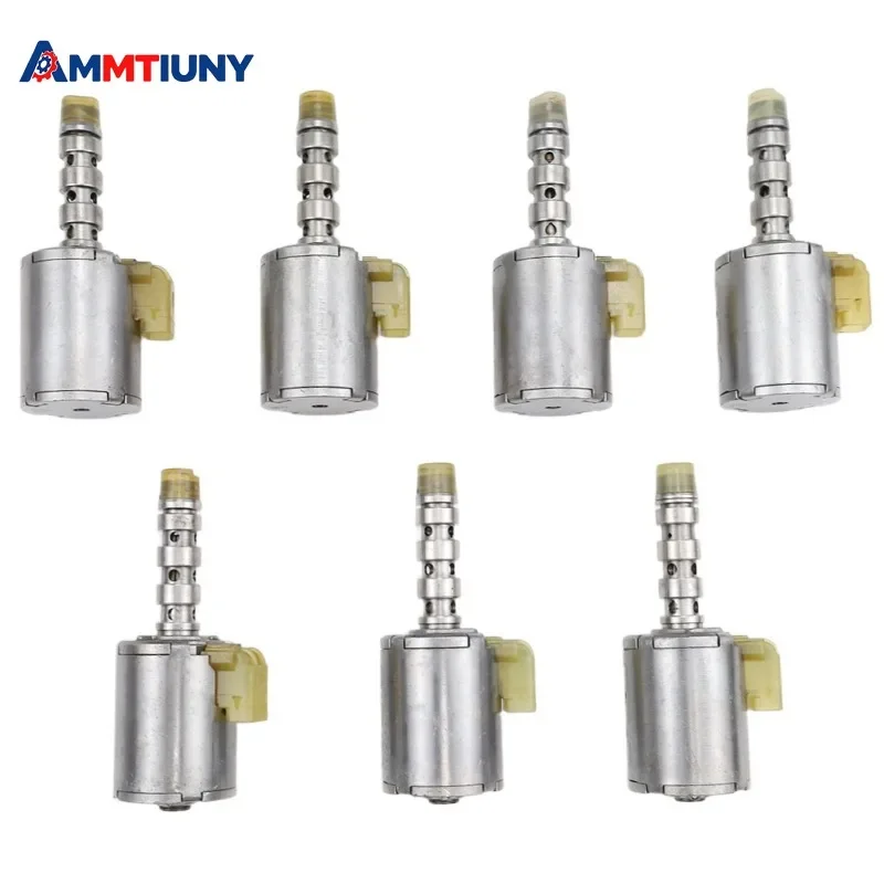 Juego de 7 solenoides de transmisión reacondicionados 5R110W 3C3Z-7G383AB 3C3Z-7J136AA para Ford F250 F350 F450 F550 2003 en adelante