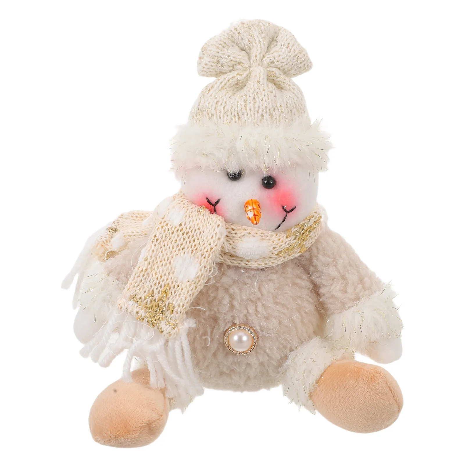 

Cute Snowman Ornament Craft Style Hanging Decor for Xmas Tree Home Office Shop Window Festive Atmosphere Decorative Scene