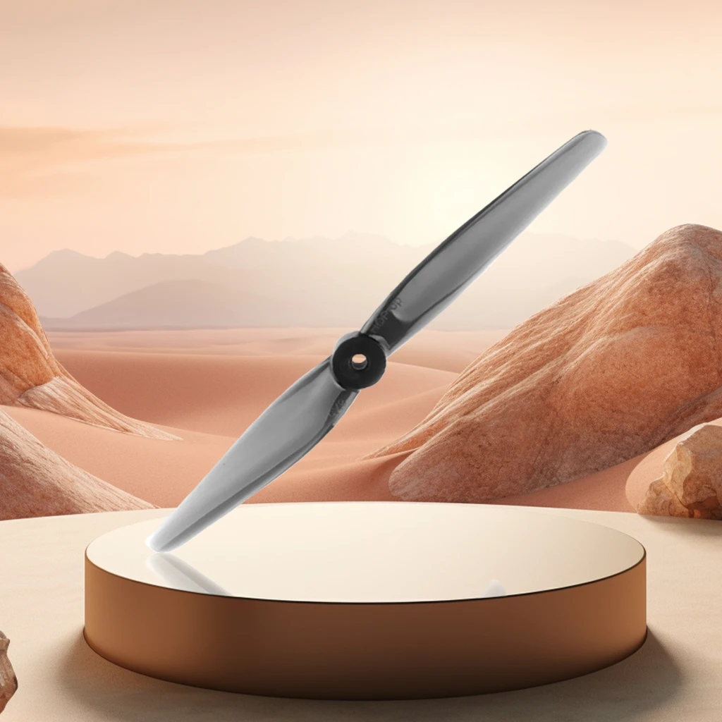 HQProp 2Pairs 8050 8X5 Light Grey (2CW+2CCW) Poly Carbonate 2-Blades 8inch PC Props 5mm Shaft for FPV Freestyle Long Range DIY