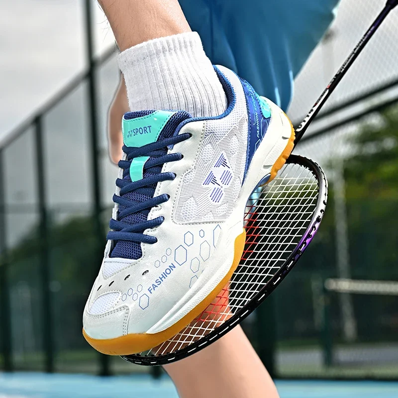 New Professional Badminton Men Shoes Sneaker Men's Breathable Anti-slip Tennis Sport Shoes for Men Women Training Sneakers