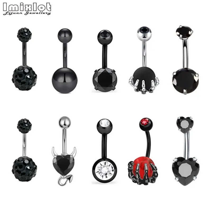 1PC 14G Belly Butto…