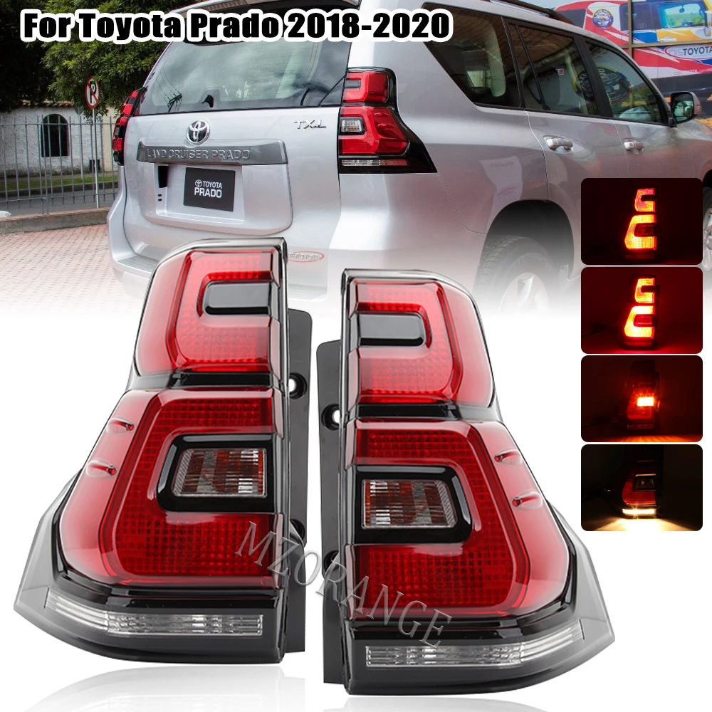 1 PC Left/Right Tail Light for Toyota Land Cruiser Prado 2018-2020 Series 150 FJ150 LC150 GRJ150 Rear Brake Turn Signal Lamp