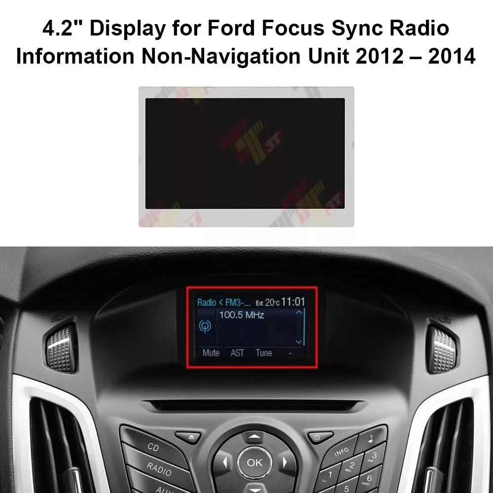 

Dashboard 4.2" LCD Display for Ford Fusion Focus Sync Radio Information Non-Navigation