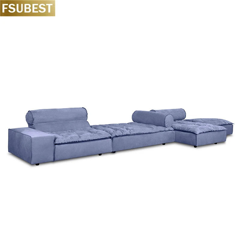Modern Velvet Modular Corner L Shape Design Sofa Divano Divani Kanepe Muebles Salon Mobili Soggiorno Furniture Living Room image 6