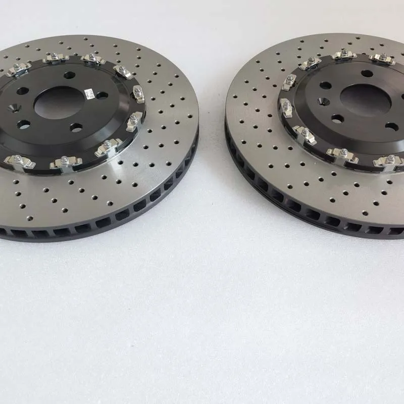 400x28mm Brake Disc Drilled 35mm Height Hub 5x112 and 68mm Floating Hardware