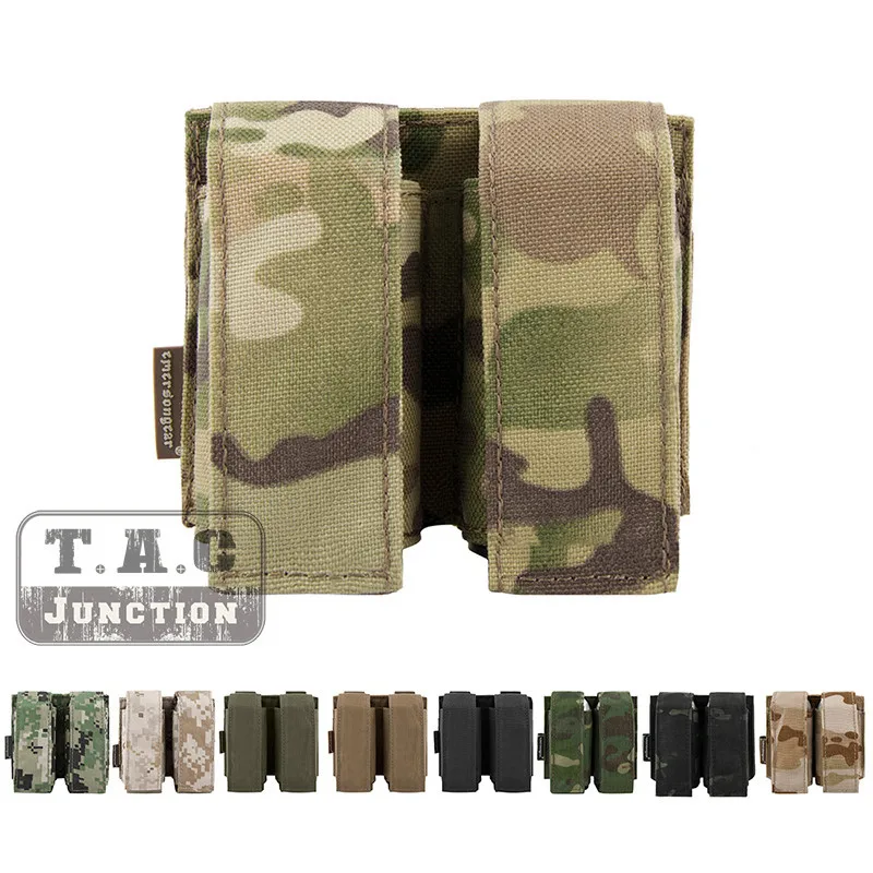 

Emerson тактический MOLLE двойной 40 мм чехол для гранаты Emersongear 9 мм Держатель Для Журналов сумка для патронов PALS