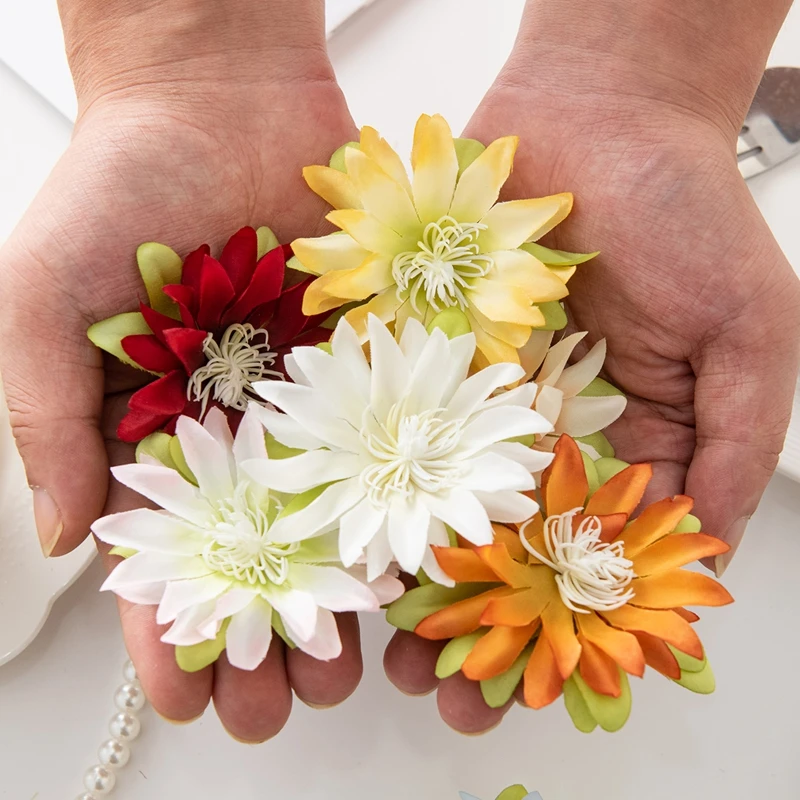 50/100 Stück Künstliche Blumen aus Seide, Kleine Lotusblumen für Heimdekoration, Tischdekoration, Kränze, Hochzeits- und Brautaccessoires, Kopfbedeckungen, DIY-Geschenkbox – Detail 4