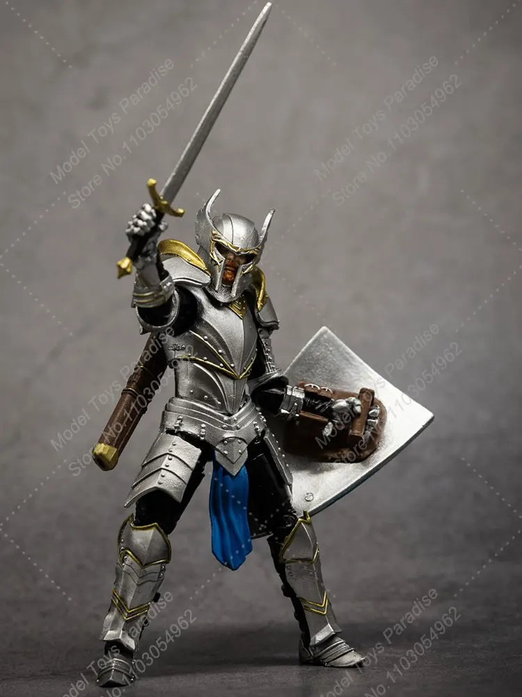 BFS 1/18 Men Soldier Human Knight Skull Knight With Helmet Shield Full Set 3.75'' Action Figure Collectible Fans Gifts