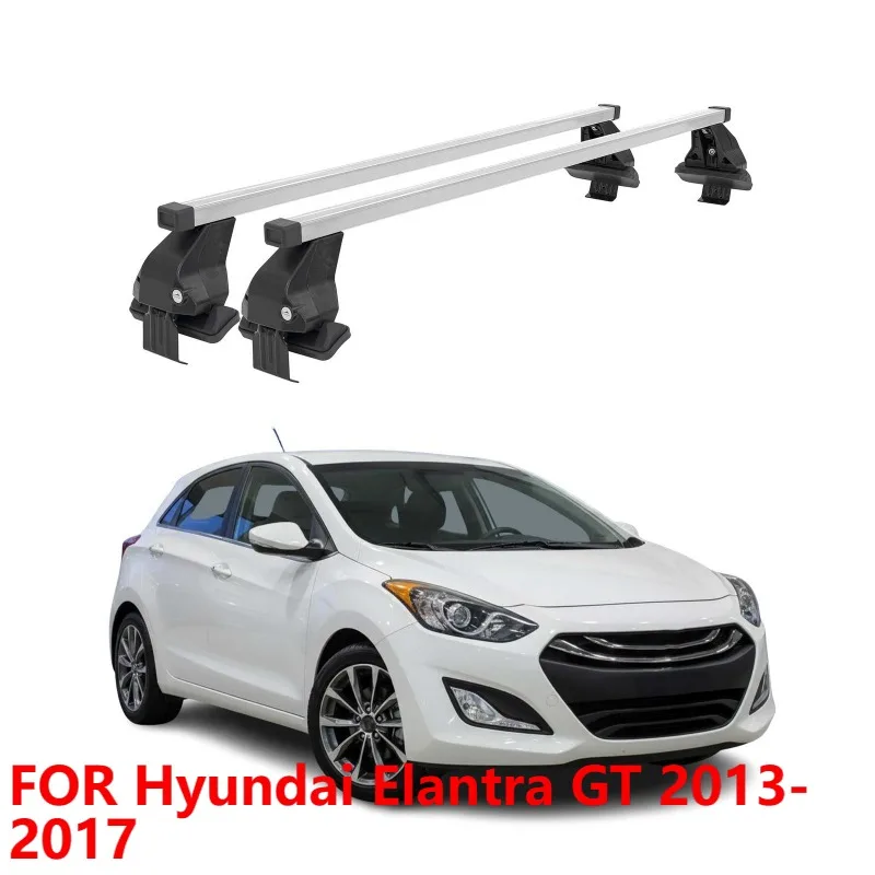 

Smooth Roof Rack Cross Bars for Hyundai Elantra GT 2013-2017 Gray 2Pcs