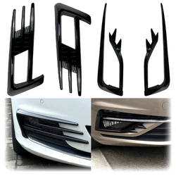 2x 2012 To 2019 For Volkswagen Golf 7 Golf 7.5 MK7 MK7.5 TSI TDI Front Bumper Lip Fog Light Lamp Grille Cover Trim By ABS