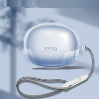 High-quality Clear For Sanag S8S S7S S6S Transparent Earphone Silicone Case Earbuds Waterproof Soft Protective Headphone Cover