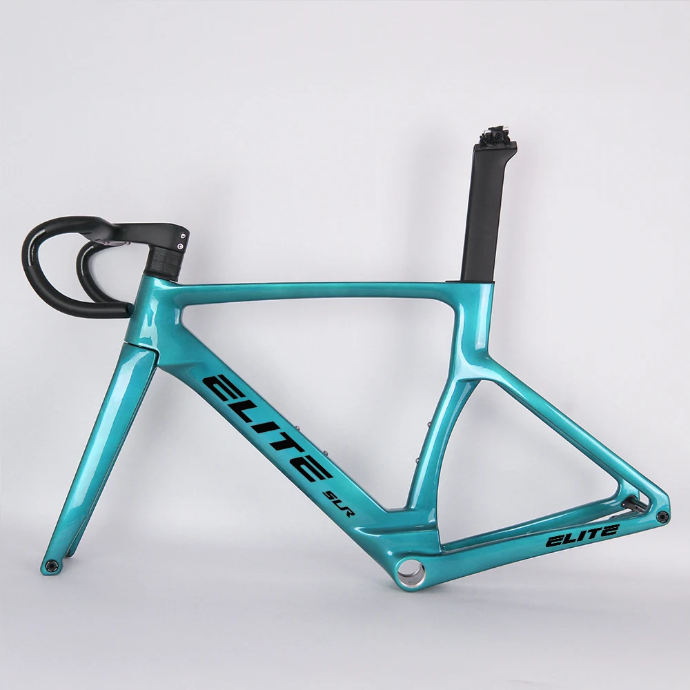 47/49/52/54/56/58 CM Volledig Verborgen Full Carbon Schijfrem R58 Racefiets Frameset Lichtgewicht Steekas BBT47 700*32C Fietsframe