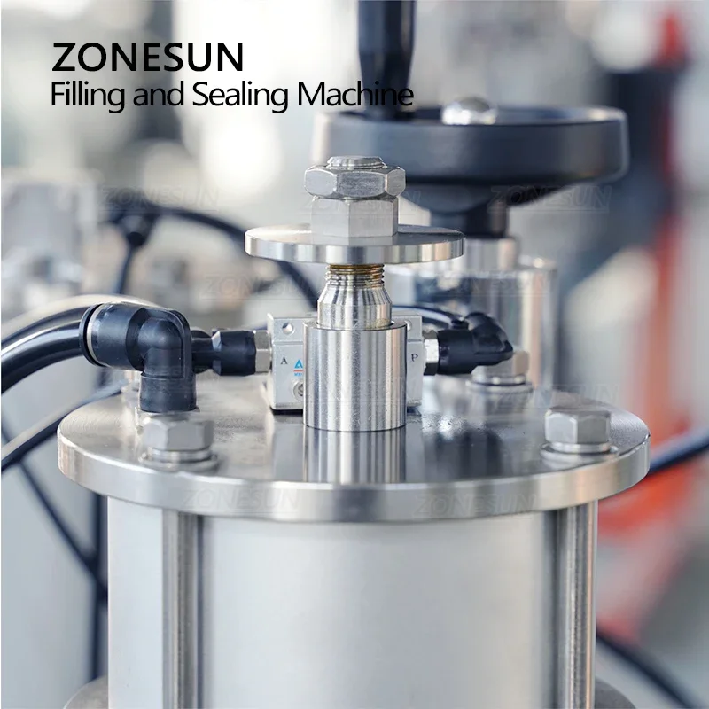 ZONESUN ZS-QWFS1 Automatic Aerosol Filling and Sealing Machine for Aluminum Can Paint Hairspray Sunscreen Cosmetics