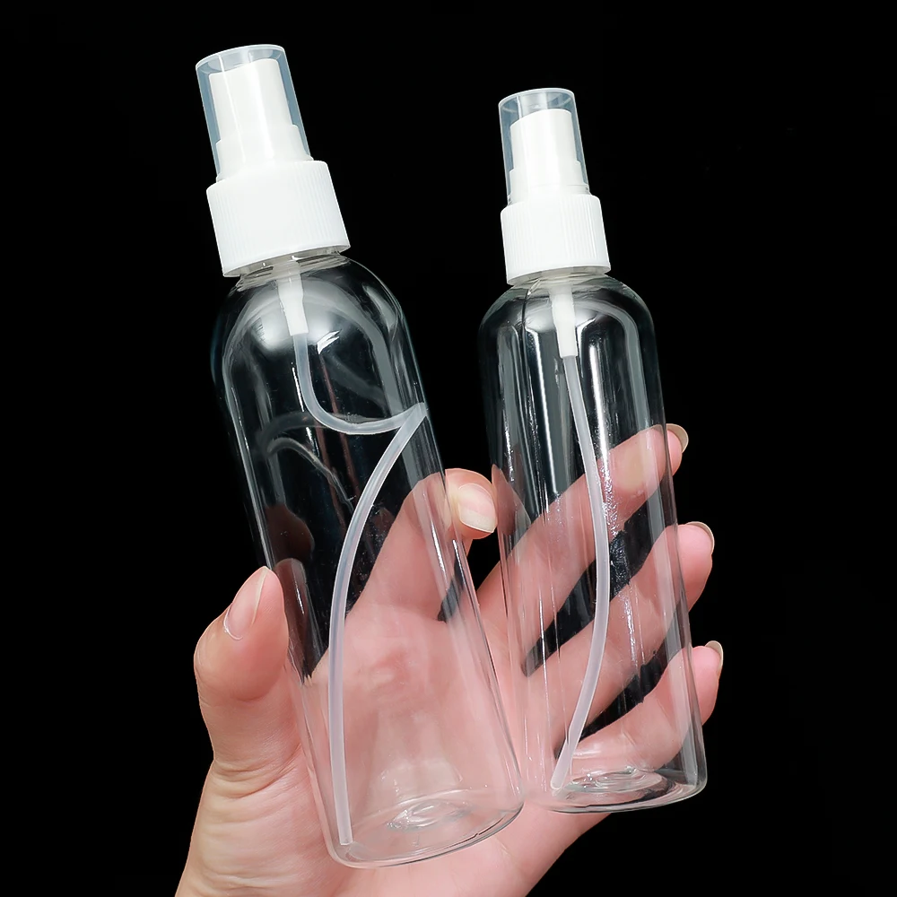 30/100//150/250ml Butelki wielokrotnego napełniania Przezroczysty plastikowy atomizer do perfum Mini puste butelki z rozpylaczem Przenośne akcesoria podróżne — zdjęcie 4