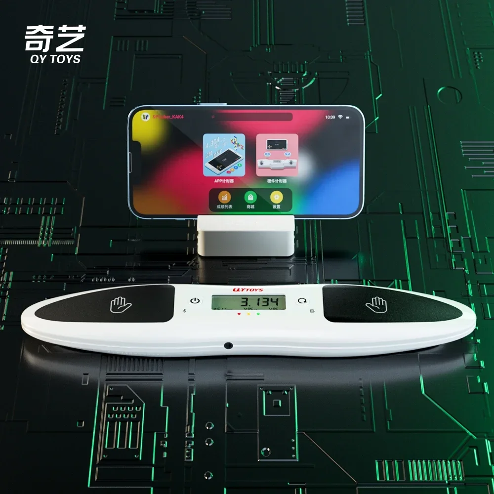 [ECube] QiYi Timer V2 Smart Timer Connect To Phones Magic Cube Timers Professtional Speed Magico Cubo Timer for Speed Cup