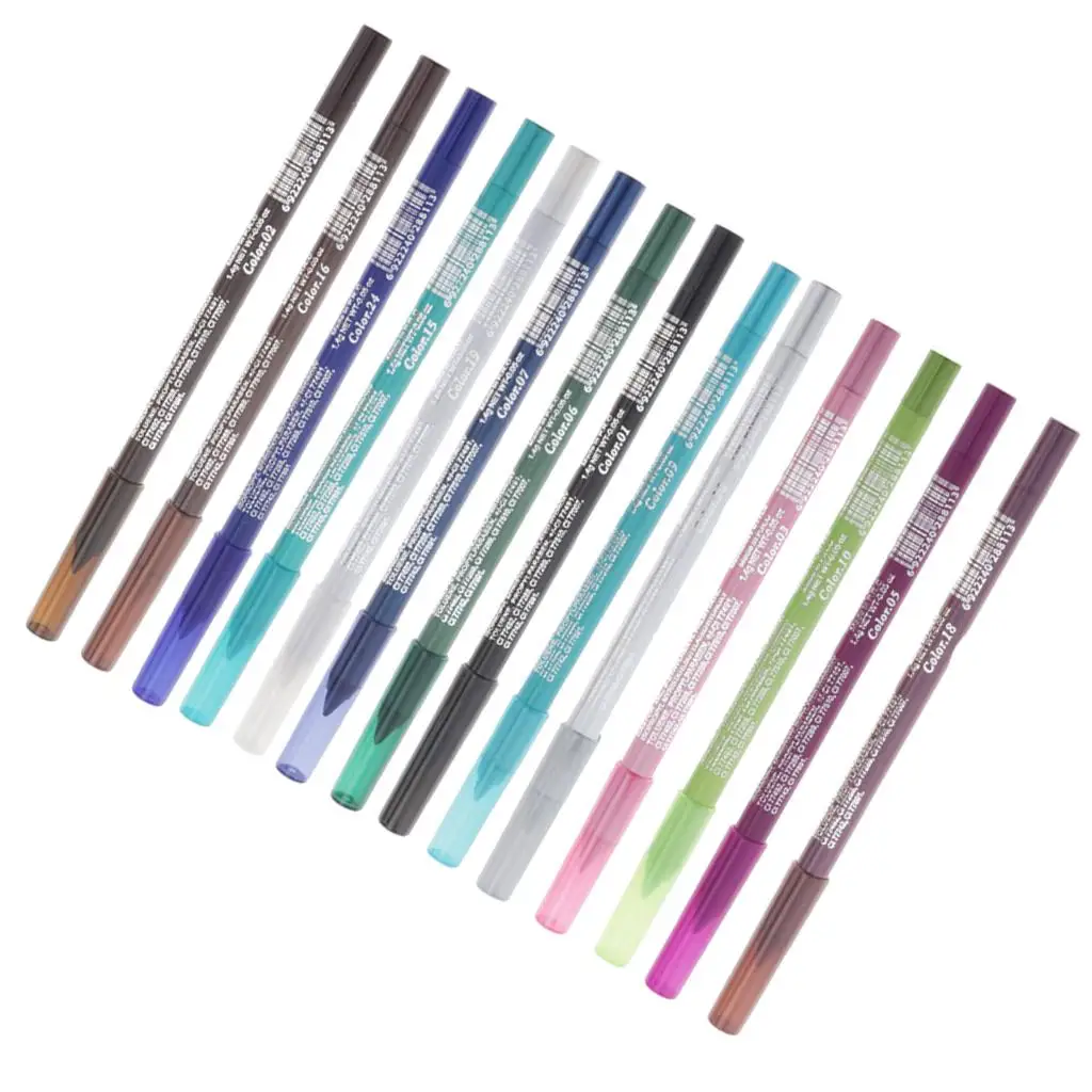 Crayon de fard à paupières de maquillage longue durée, stylo définisseur de sourcils sans taches