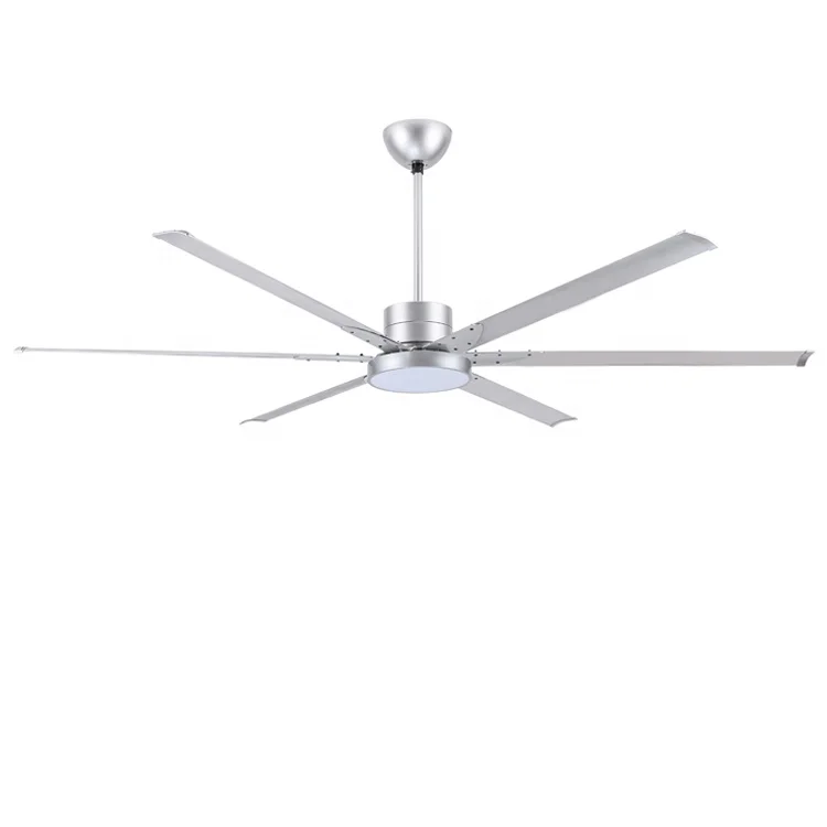 

120 Inch 10 Feet Big Size Large Airflow Bldc Remote Control Hvls Home And Industrial Aluminum Ceiling Fan With LED Light