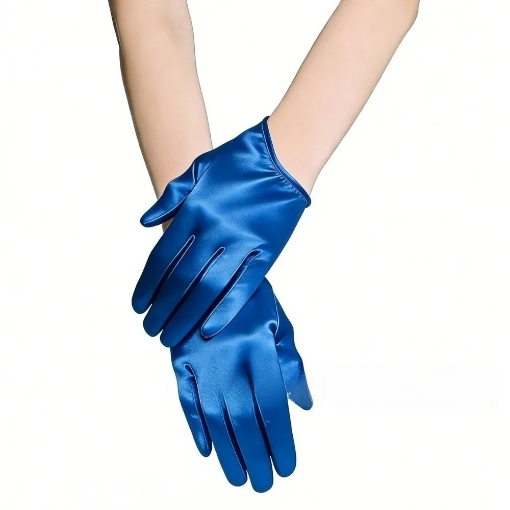 Anti-Slip Halloween Half Palm Gloves Palm Guard Breathable Dance Mittens Shock Absorption Durable Dance Performance Gloves
