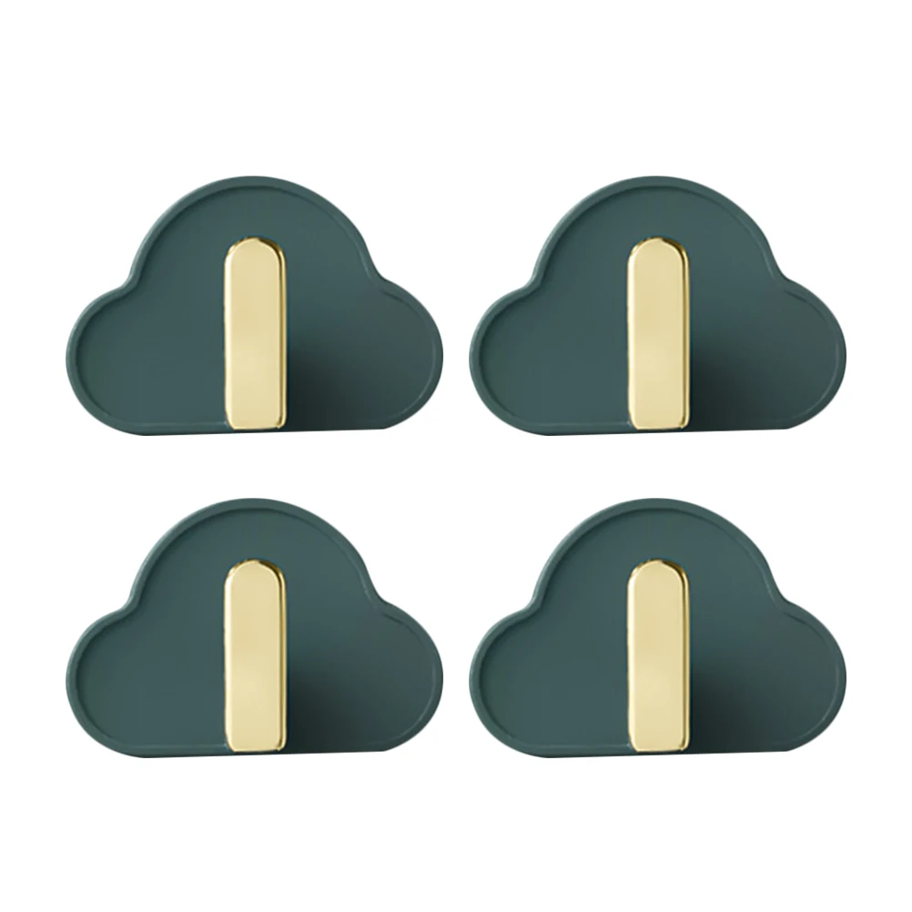 

4 Pcs Hooks for Hanging Heavy Duty No Punching Hat Holders Decorative Wall Adhesive