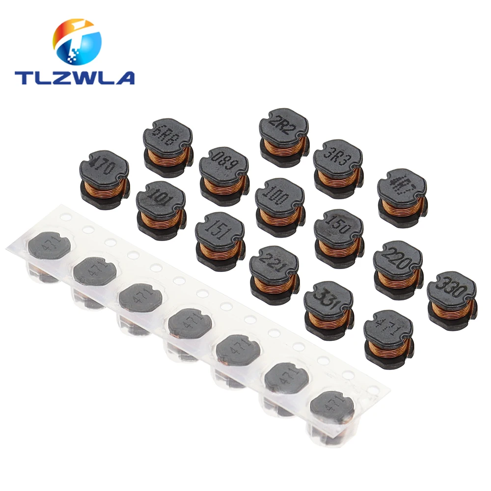 20 sztuk CD54 cewka indukcyjna 2.2/3.3/4.7/6.8/10/15/22/47/100/150/220/330/470UH SMD indukcyjność miedziany rdzeń