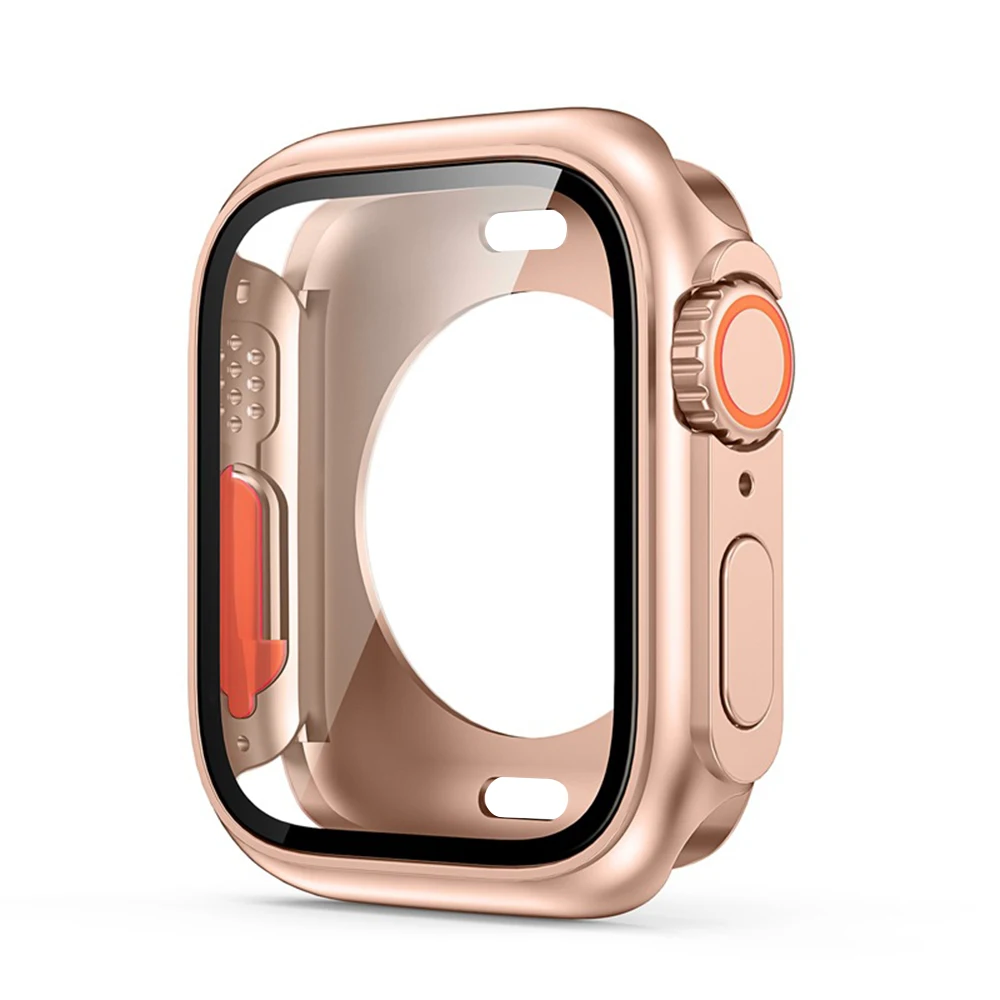 Screen Protector Case voor Apple Watch Cover 46mm 42mm 45mm 44mm 41mm 40mm Harde PC Bumper Protector voor iwatch 11 10 9 8 7 6 5 SE