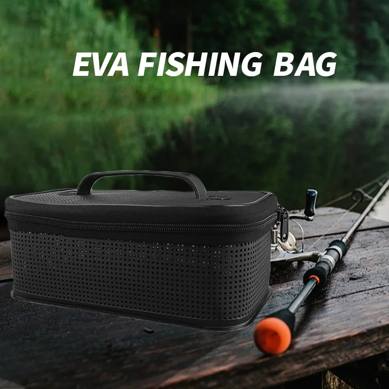 Eva Jig Fishing Box Jigging Lure Bag Mesh Waterproof Fishing Gear Boxes Sea Fishing Tackle Main Sub Line Float Storage Handbag