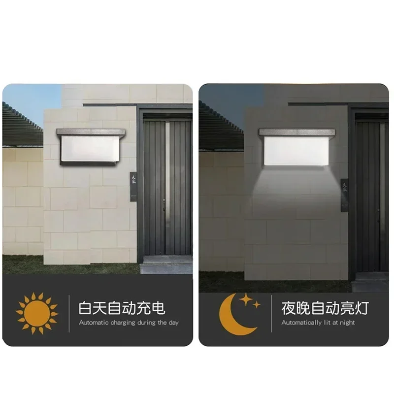 Solar Wall Outdoor Human Body Induction Garden Solar Light Outdoor Waterproof Lighting Street Household LED Garden Decoration