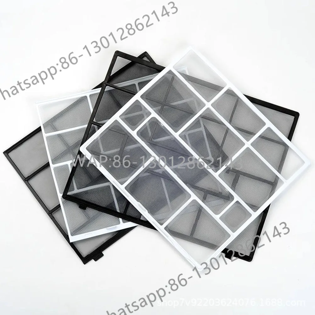 

2 шт./компл., пластиковая сетка для фильтра кондиционера, внутренний блок, подвесной пылезащитный экран, аксессуары для бытового фильтра для кондиционера