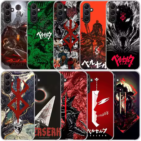 Berserk Anime Clear Phone For Samsung Galaxy A52S A42 A32 A22 A12 A02S A70 A50 A40 A30 A20 A20E A71 A51 A41 A31 A10 A21S A11 Cov