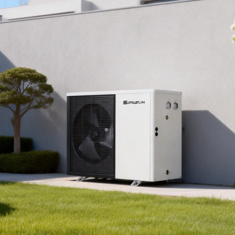 Heat Pump Water Storage Tank 22 KW R32 380V For Hotel And Commercial Water Heating With Project System Planning With APP Control