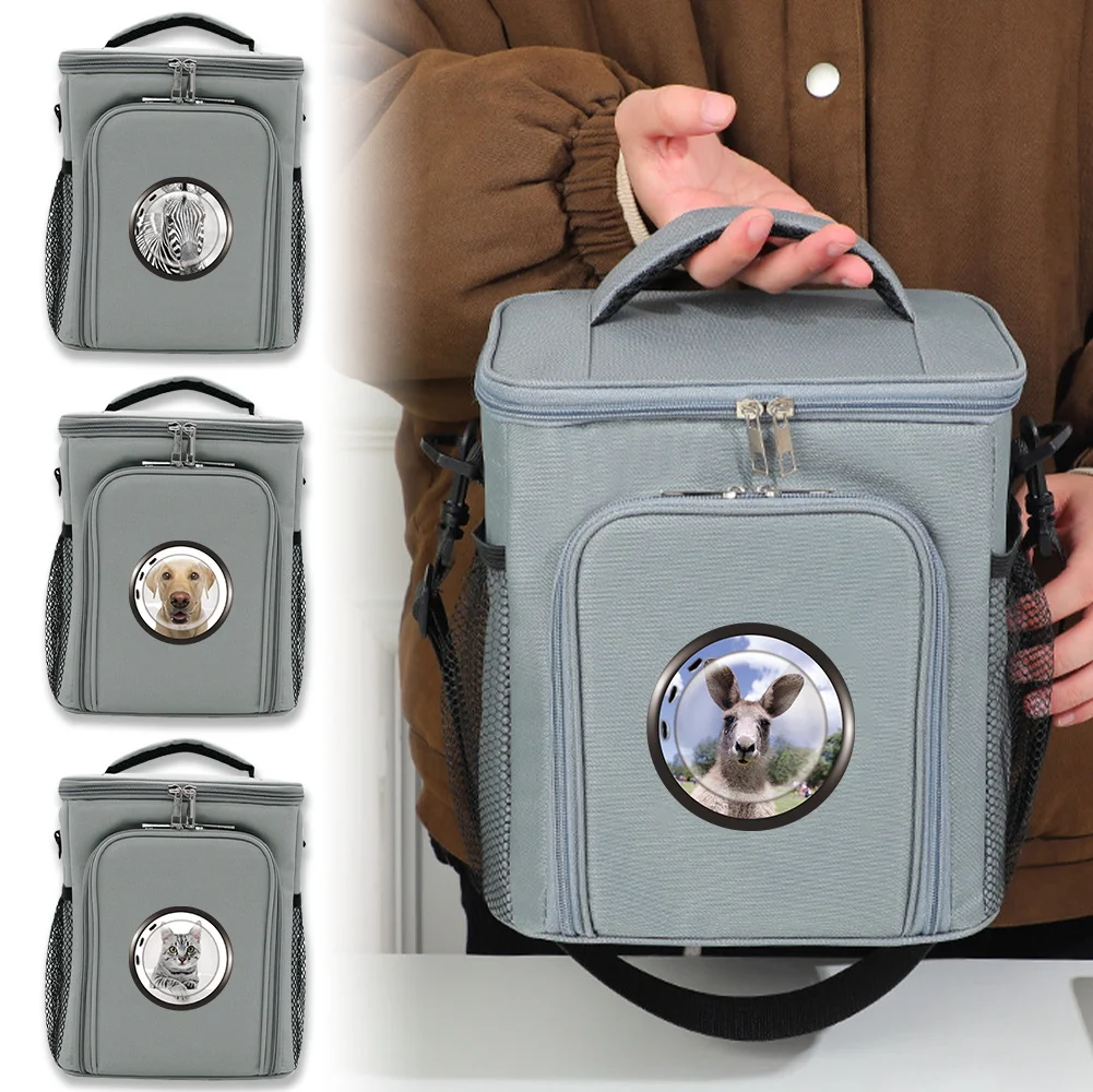 

Ice Pack Refrigerator Bag Insulated Pack Cooler Outdoor Large Capacity Portable Lunch Cooler Bag Window Printing Series