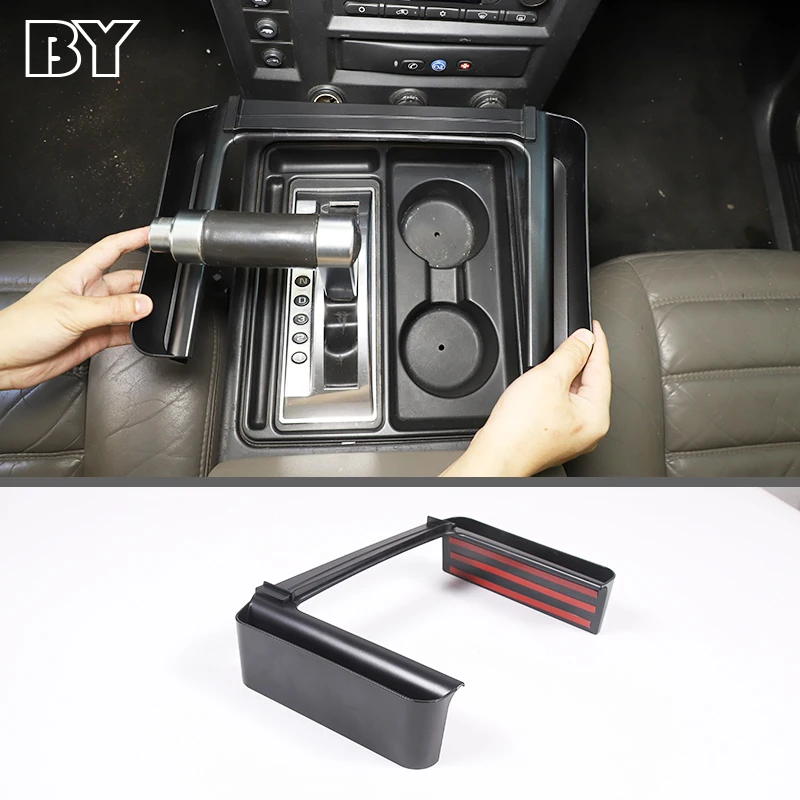 For Hummer H2 2003-2007 Stowing Tidying Car Gear Shift Storage Box Organizer Tray Interior Accessories