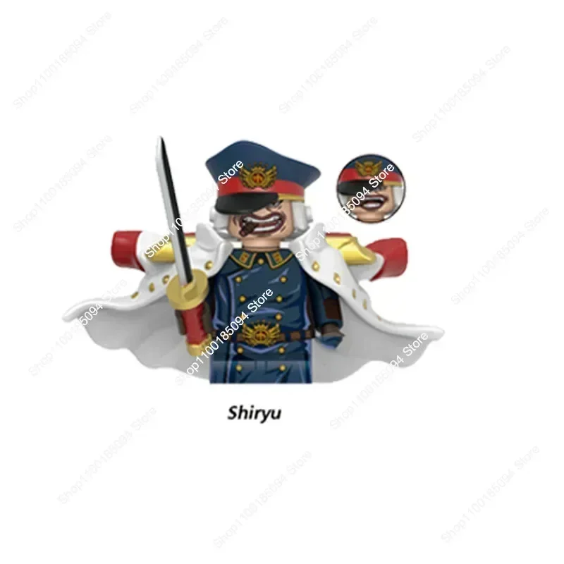 ألعاب ساخنة فيلم جديد اللبنات قطعة واحدة القرد D لوفي كوزان رورونوا زورو سانجي سيلفر رايلي دمية صغيرة ألعاب شخصيات أنيمي