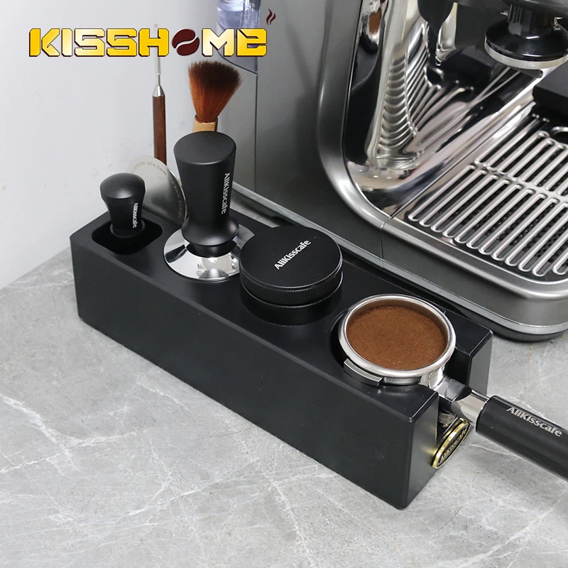AliKisscafe Coffee Tamping Station 51mm 54mm 58mm Multifunctional Filter Tamper Holder Stand Espresso Accessories Barista Tools