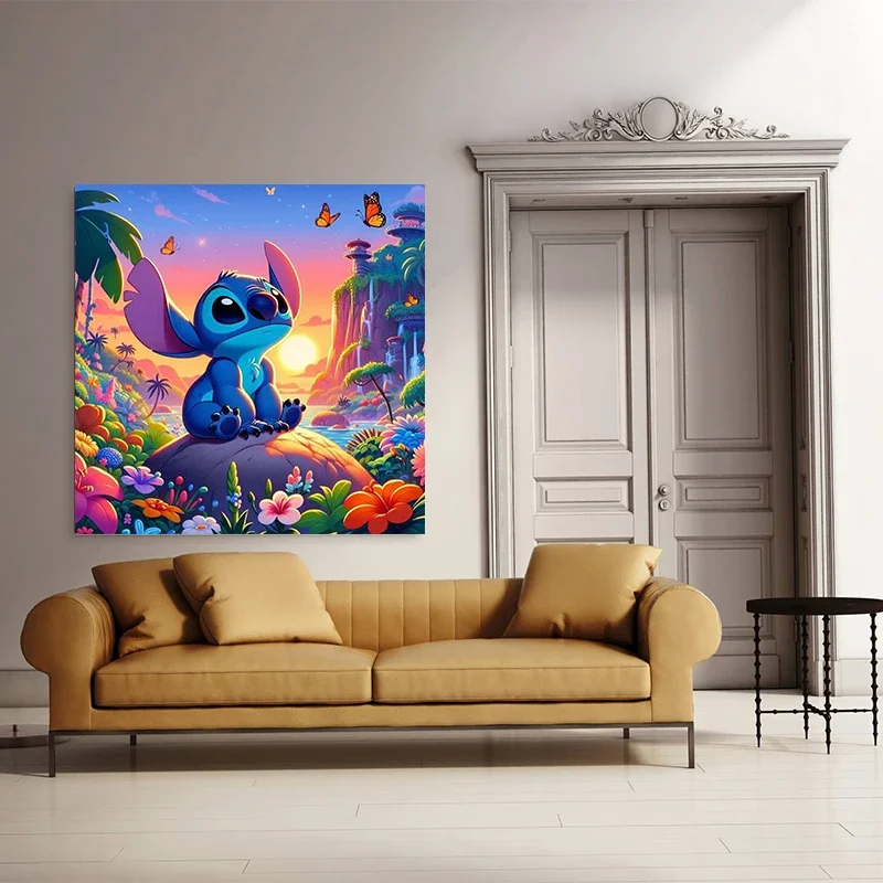 5D DIY Disney Diamond Painting Stitch Full Diamond Mosaic Painting Embroidery Cartoon Art Rhinestone Home Decor Children's Gift