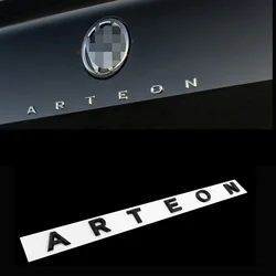 3D Font Letter Logo For VW CC Arteon Car Styling Modified Trunk Logo Black Badge Sticker Car Decoration Accessories