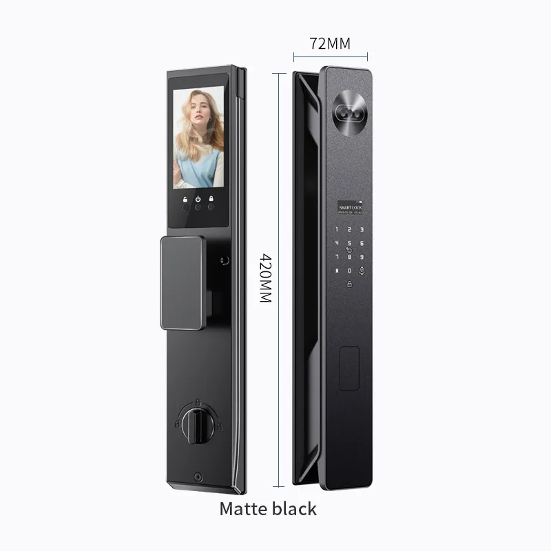 Smart Locks Solid Interior Locker Support Release Tenerg Battery Minimal LCD Panel Oil Rubbed 5000 Armoured Cloud App Control