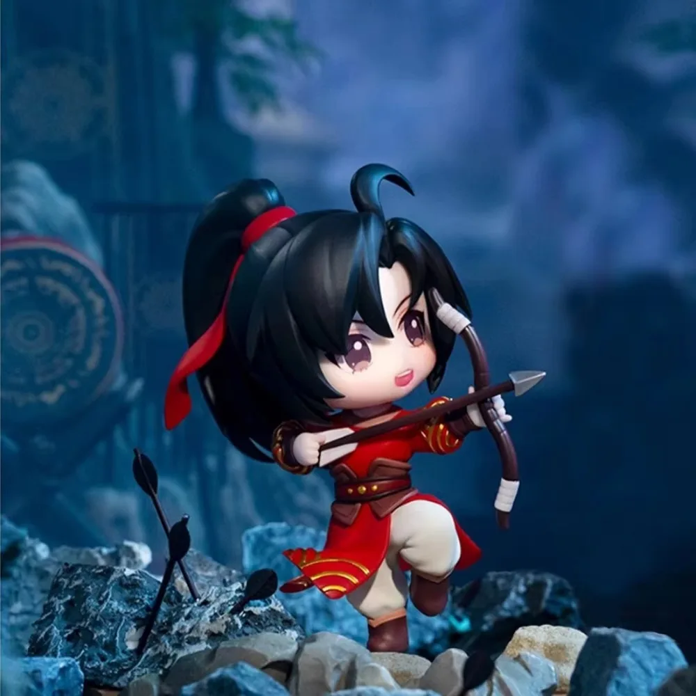 Mo Dao Zu Shi Action Figures Wei Wuxian Lan Wangji Yu Jiao Gong Qi Q Version of The Genuine Anime Peripheral Model Ornaments