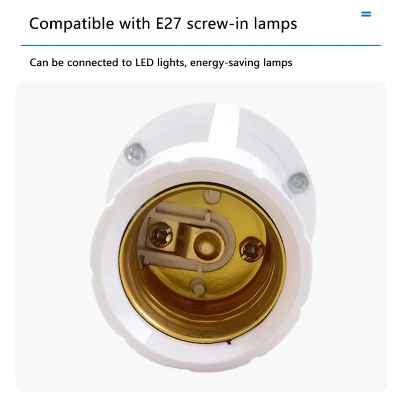 Support d'ampoule LED E27 avec capteur de mouvement PIR intégré, Base de lampe réglable à détection infrarouge intelligente à bulles 110-240V