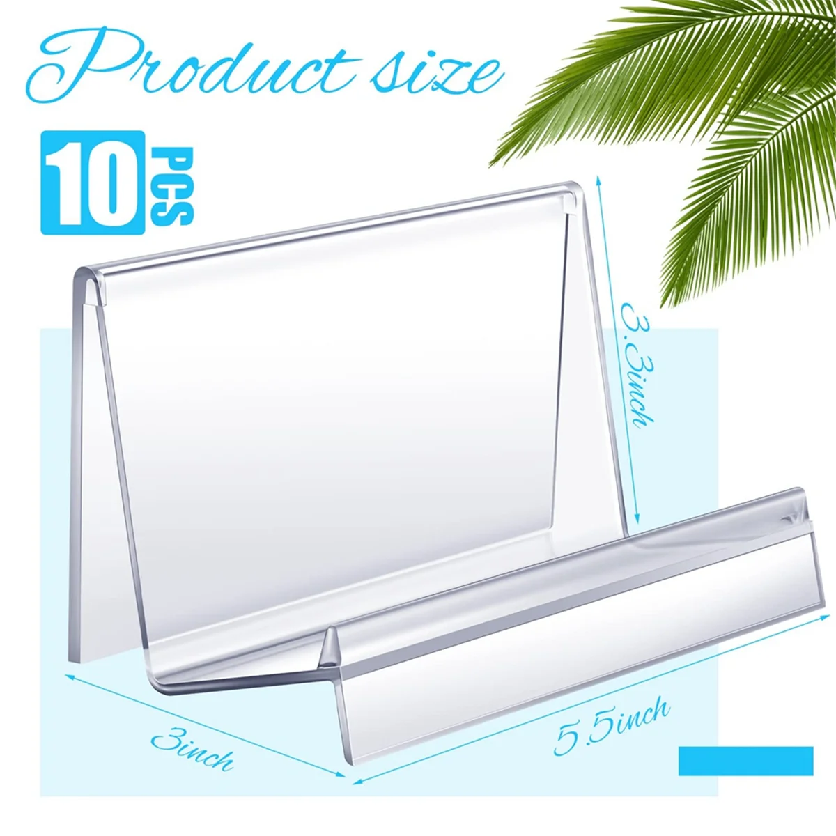 Clear Acrylic Purse Display Stand Wallet Stand Glasses Holder and Card Holder Clutcher Organizer for Bag Phone Cards