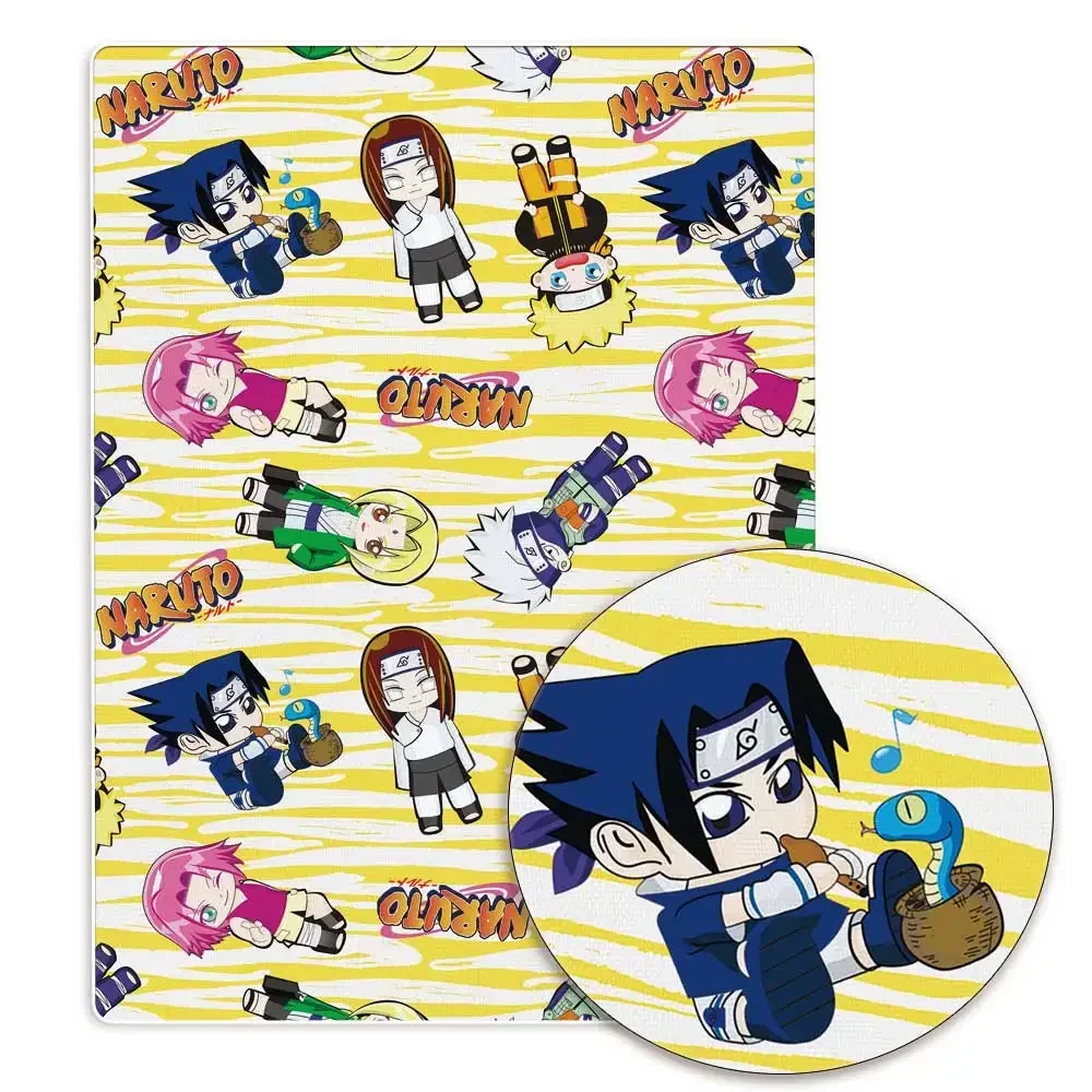 naruto Anime peripherals Fabric 140*50cm DIY Sewing Patchwork Quilting Baby Dress Printed Fabric Fabric Sewing Kids