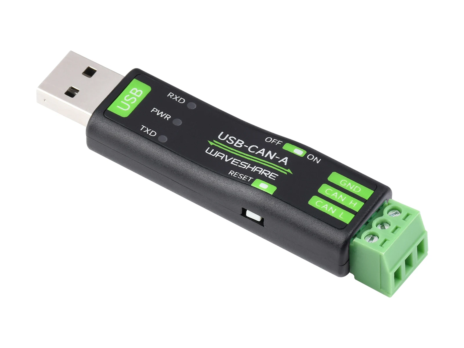 Waveshاري-USB محول نموذج A ، حل رقاقة STM32 ، أوضاع عمل متعددة ، متوافق مع نظام متعدد