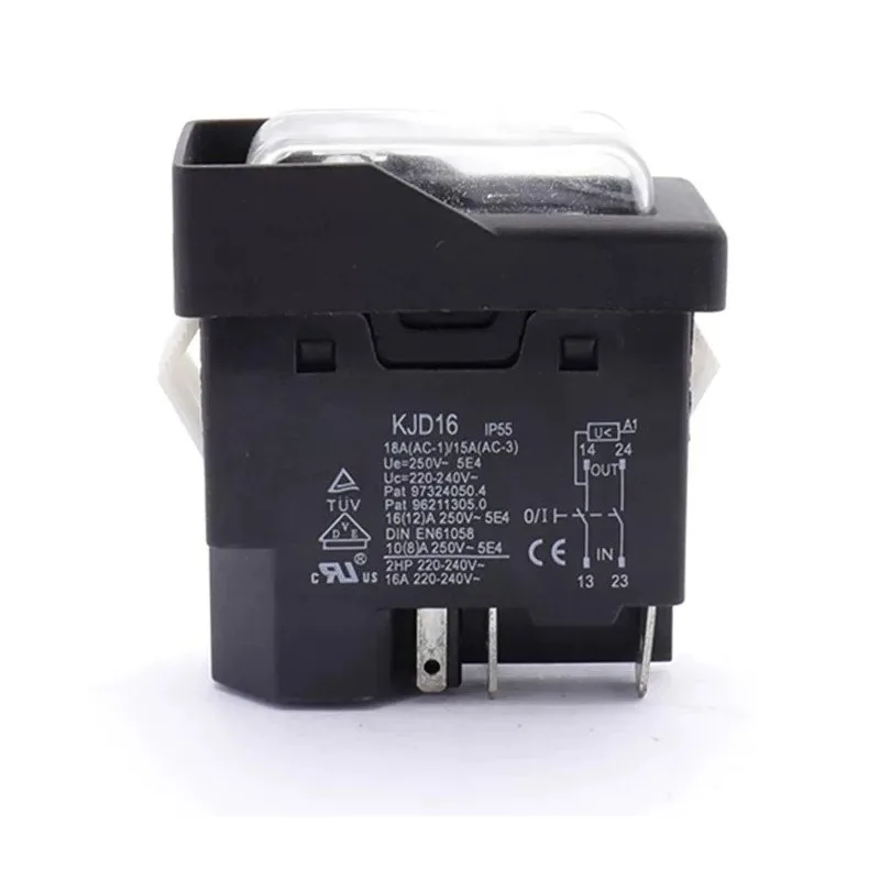 Electromagnetic 4-inch waterproof overload protection switch for brake car washers