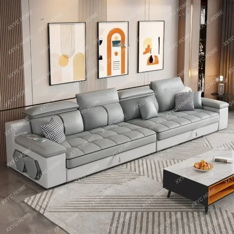 XElegant Modern Lazy Sofa Minimalist Lounge Luxury Sofa Recliner Double Armrest Divani Bedroom Salon Furnitu
